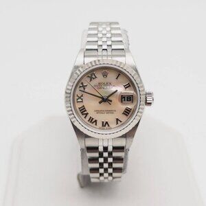 MINT Ladies Rolex Mother of Pearl 18k White Gold With Papers